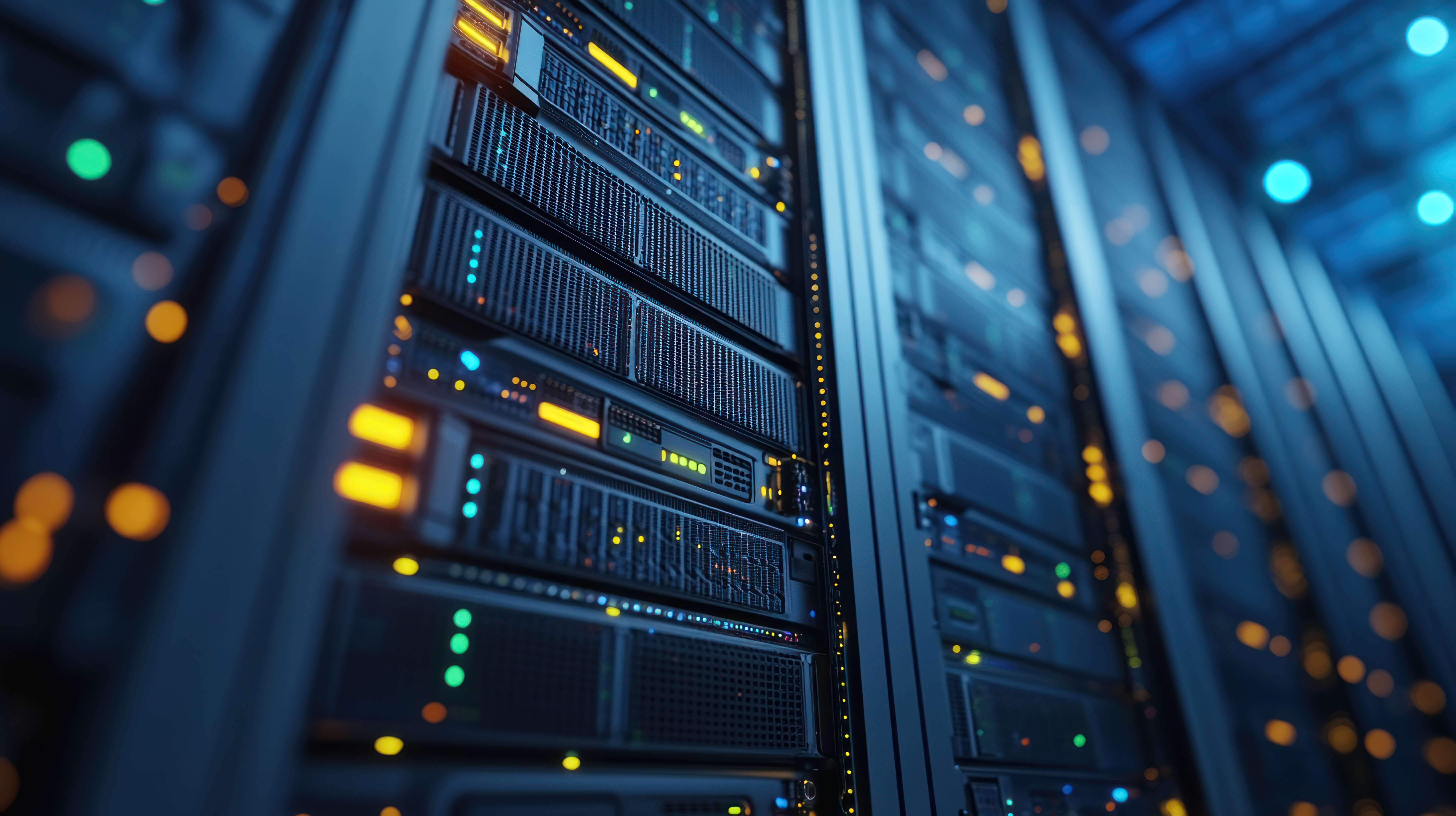 close up data center