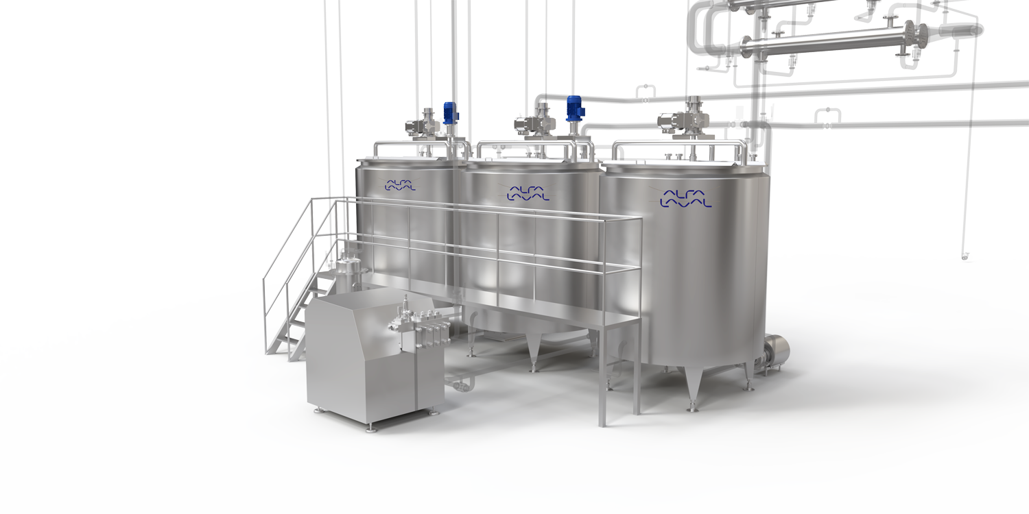 Emulsion preparation in margarine production